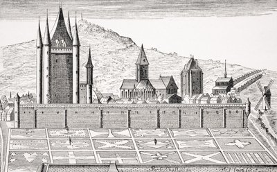 The Tower of the Temple in Paris, after an Engraving of the 